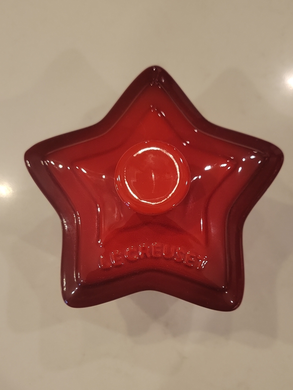 Retired Le Creuset Star Ramekin Storage Jar